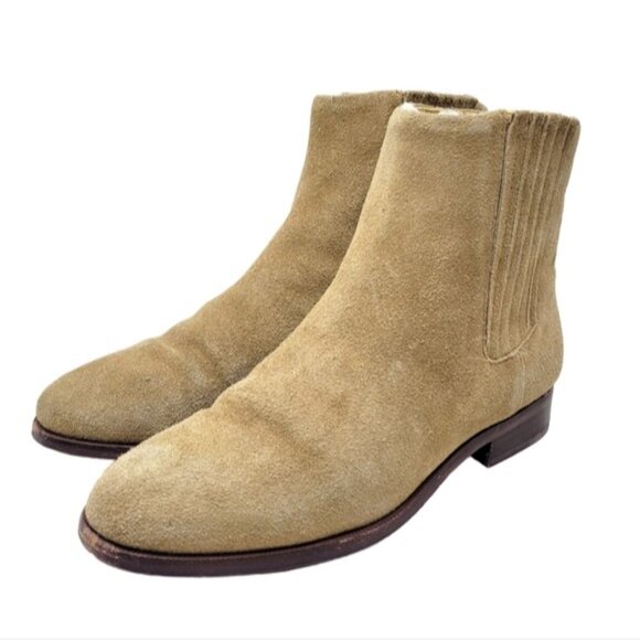 J. Crew Shoes - J. crew | Sherpa Lined Suede Leather Chelsea Ankle Boots Tan